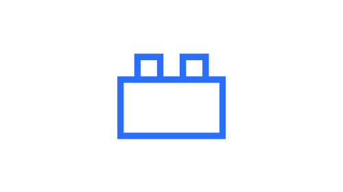 An icon of a lego-like building block