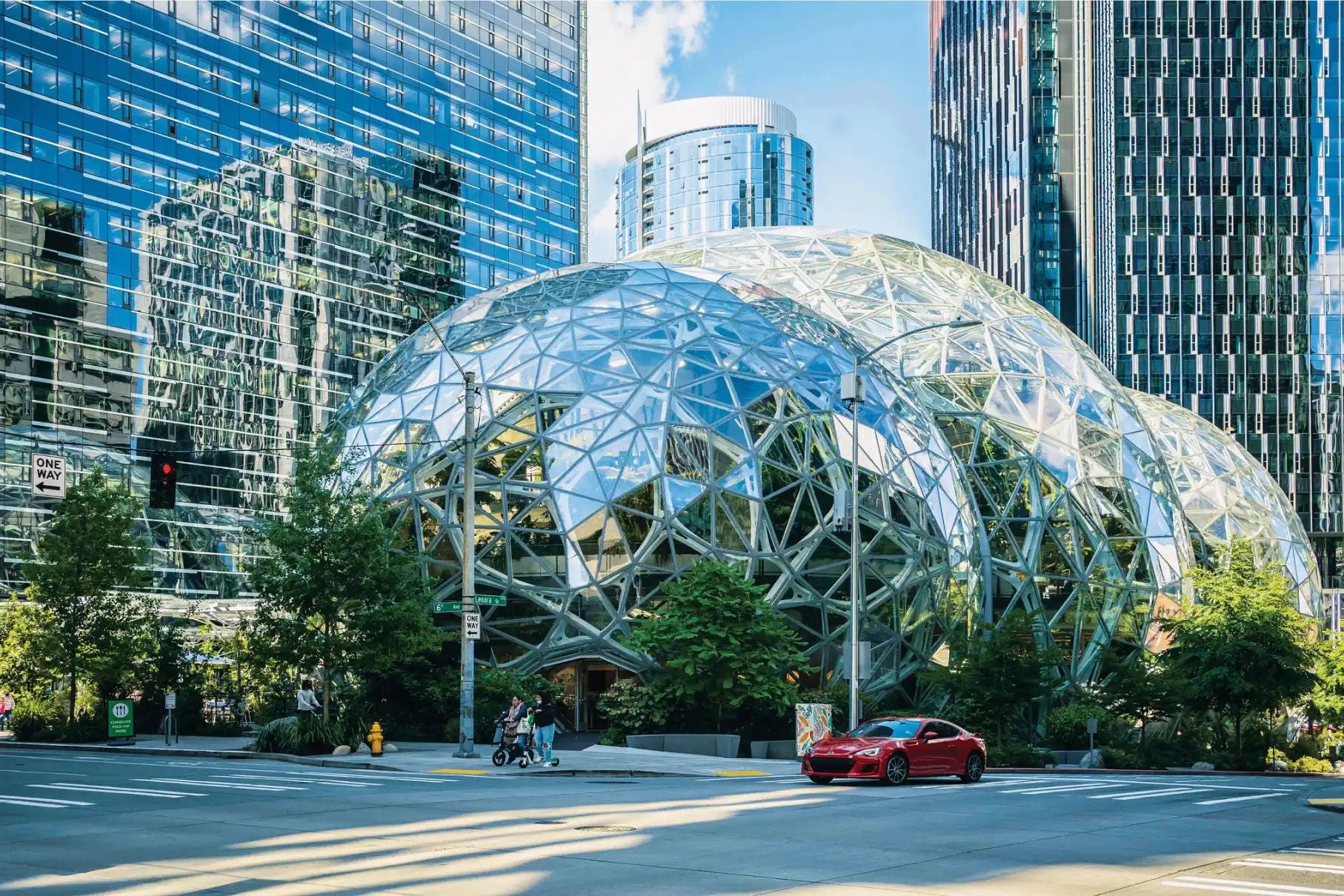 The Spheres in Seattle, Washington